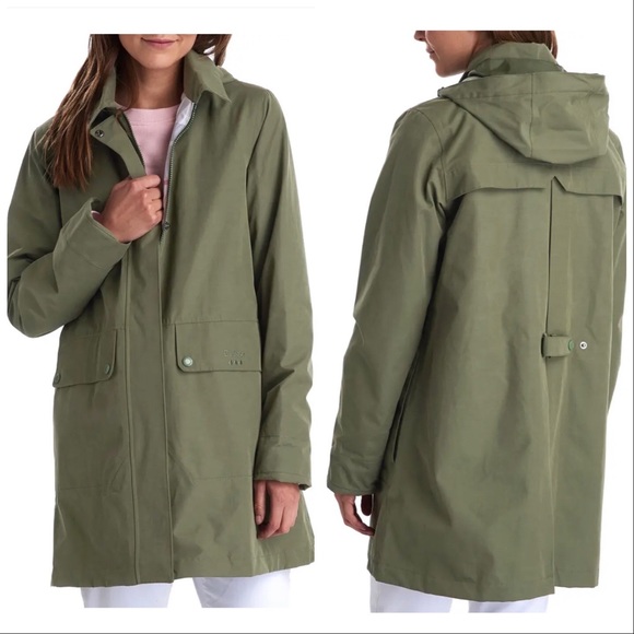 Barbour Jackets & Blazers - NWT Barbour Outflow Waterproof Jacket Long Trench